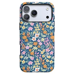 Full Bloom | Navy Floral Case Soft Detail