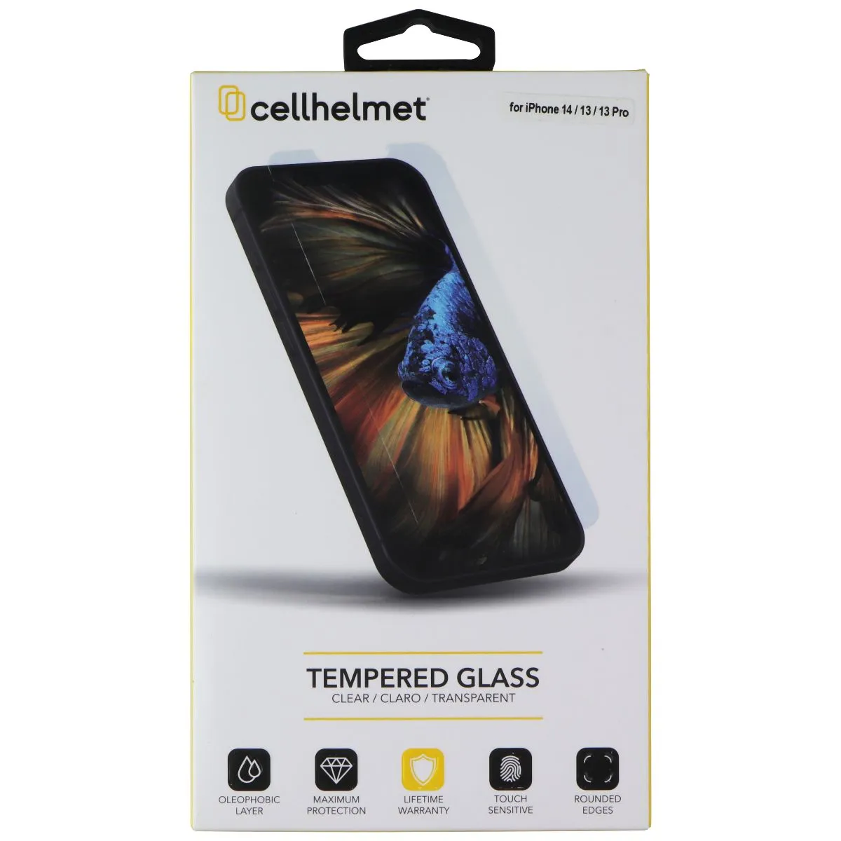 Screen Guard Max Plus Portable Use cellhelmet Tempered Glass for Apple iPhone 13/13 Pro