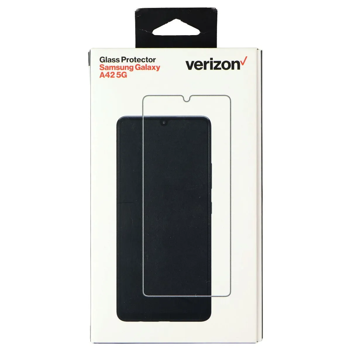 Verizon Glass Screen Protector for Samsung Galaxy A42 5G - Clear Shock Absorption Layer