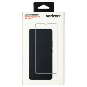 Verizon Glass Screen Protector for Samsung Galaxy A42 5G - Clear Shock Absorption Layer