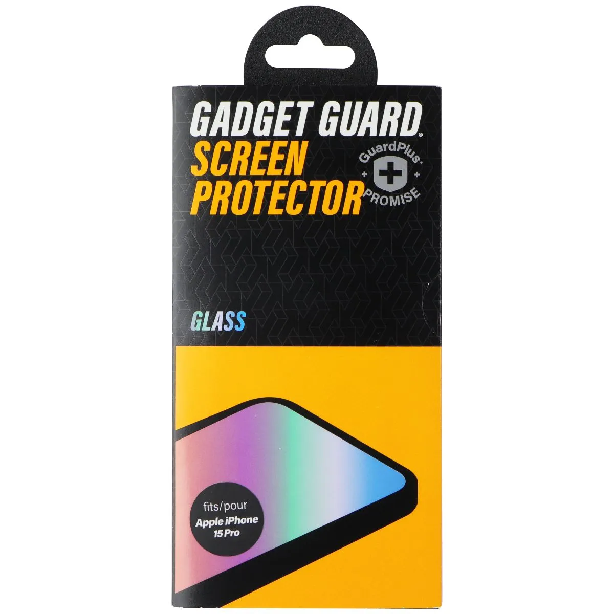 Screen Safety Cover Tempered Shield Gadget Guard - Glass Screen Protector for Apple iPhone 15 Pro Smartphone - Clear