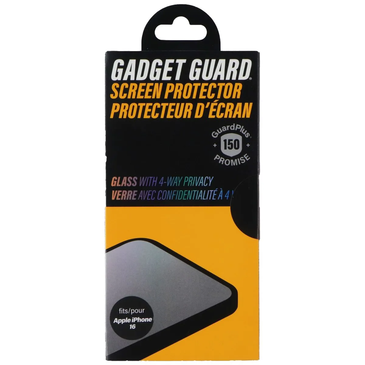 Gadget Guard - Glass with 4 Way Privacy - Screen Protector for iPhone 16 Elite Screen Guard