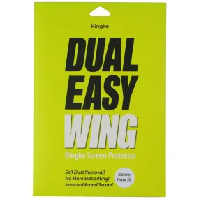 Ringke Dual Easy Wing Screen Protector for Samsung Galaxy Note 20 - 2 Pack anti fingerprint Self healing