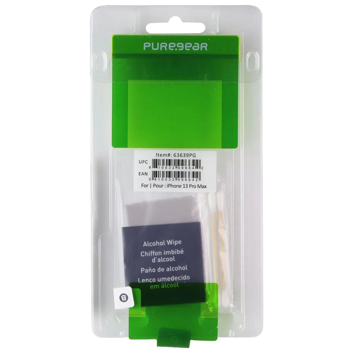 Screen Longevity Film PureGear Tempered Glass Screen Protector for iPhone 13 Pro Max - Clear (BULK)