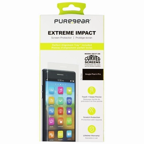 Scratch Guard Edge Defense Guard PureGear Extreme Impact Screen Protector for Google Pixel 6 Pro - Clear