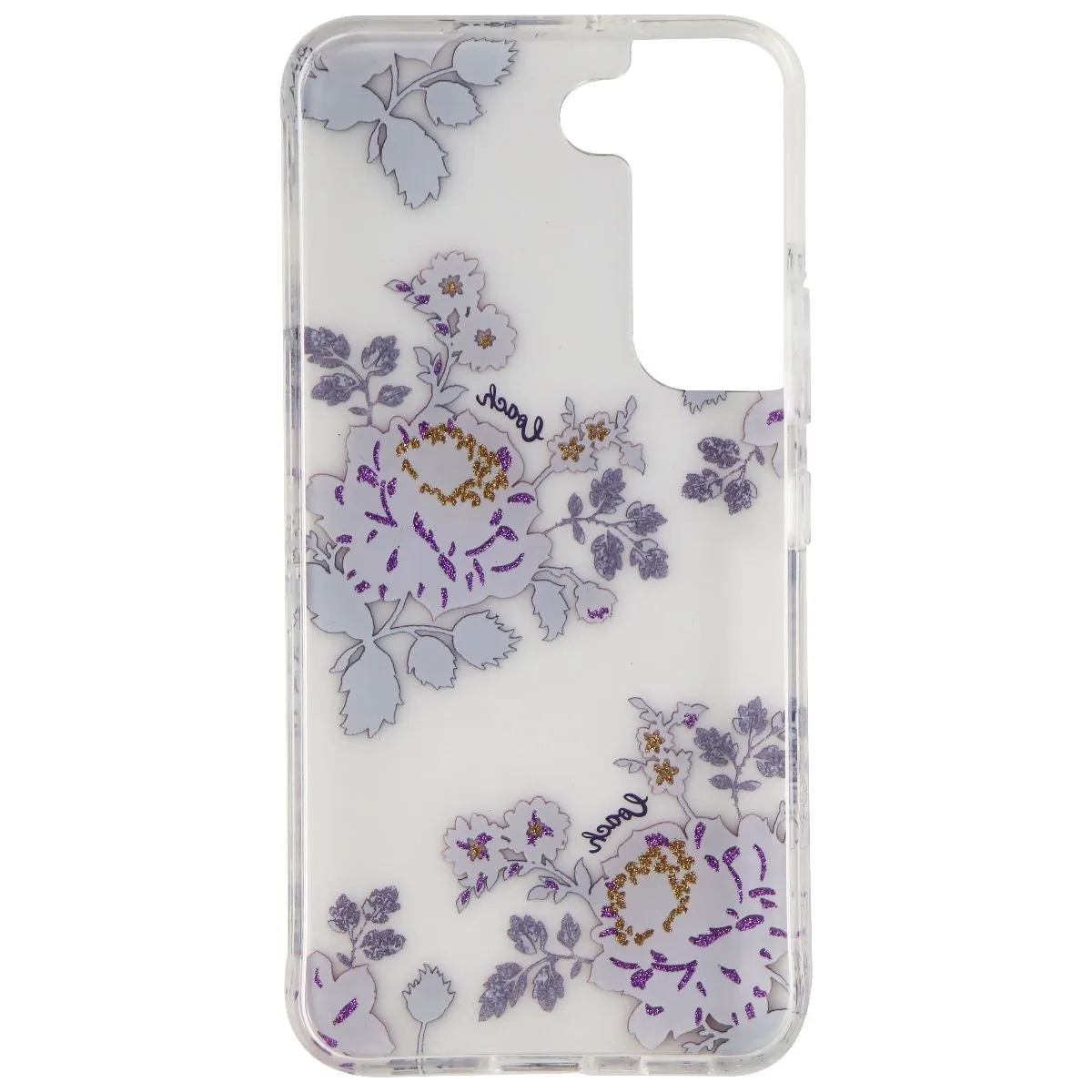 Soft Edge Look Coach Protective Hard Case for Samsung Galaxy S22 - Moody Floral