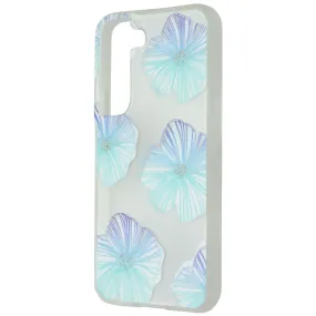 MyBat Pro Mood Diamonds Series Case for Samsung Galaxy S22 - Blue Seashell Matte Look Finish Trendy Finish