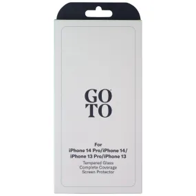GoTo Tempered Glass Screen Protector for Apple iPhone 14 Pro/14/13 Pro/13 Screen Care Ultra Precision Cut