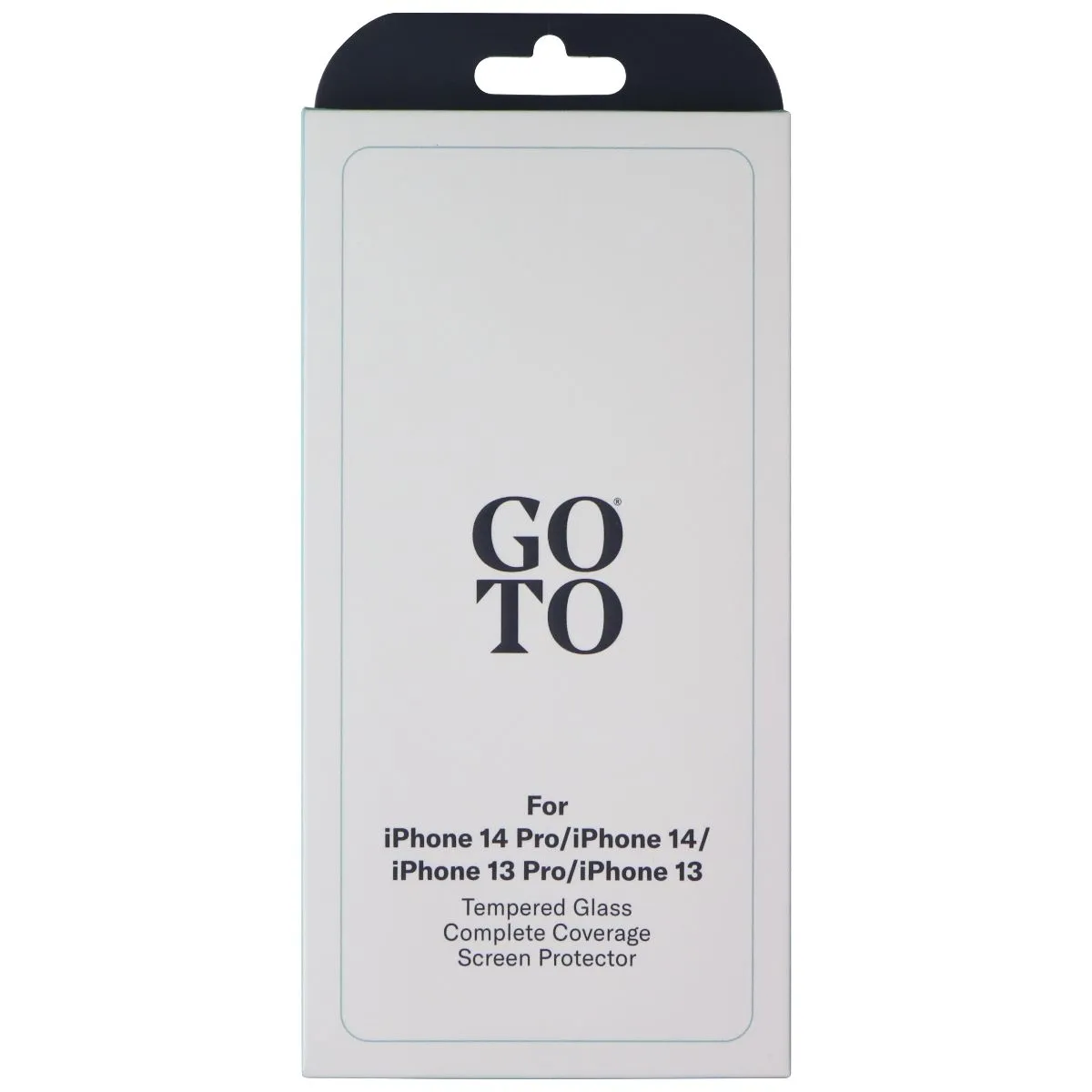 GoTo Tempered Glass Screen Protector for Apple iPhone 14 Pro/14/13 Pro/13 Screen Care Ultra Precision Cut