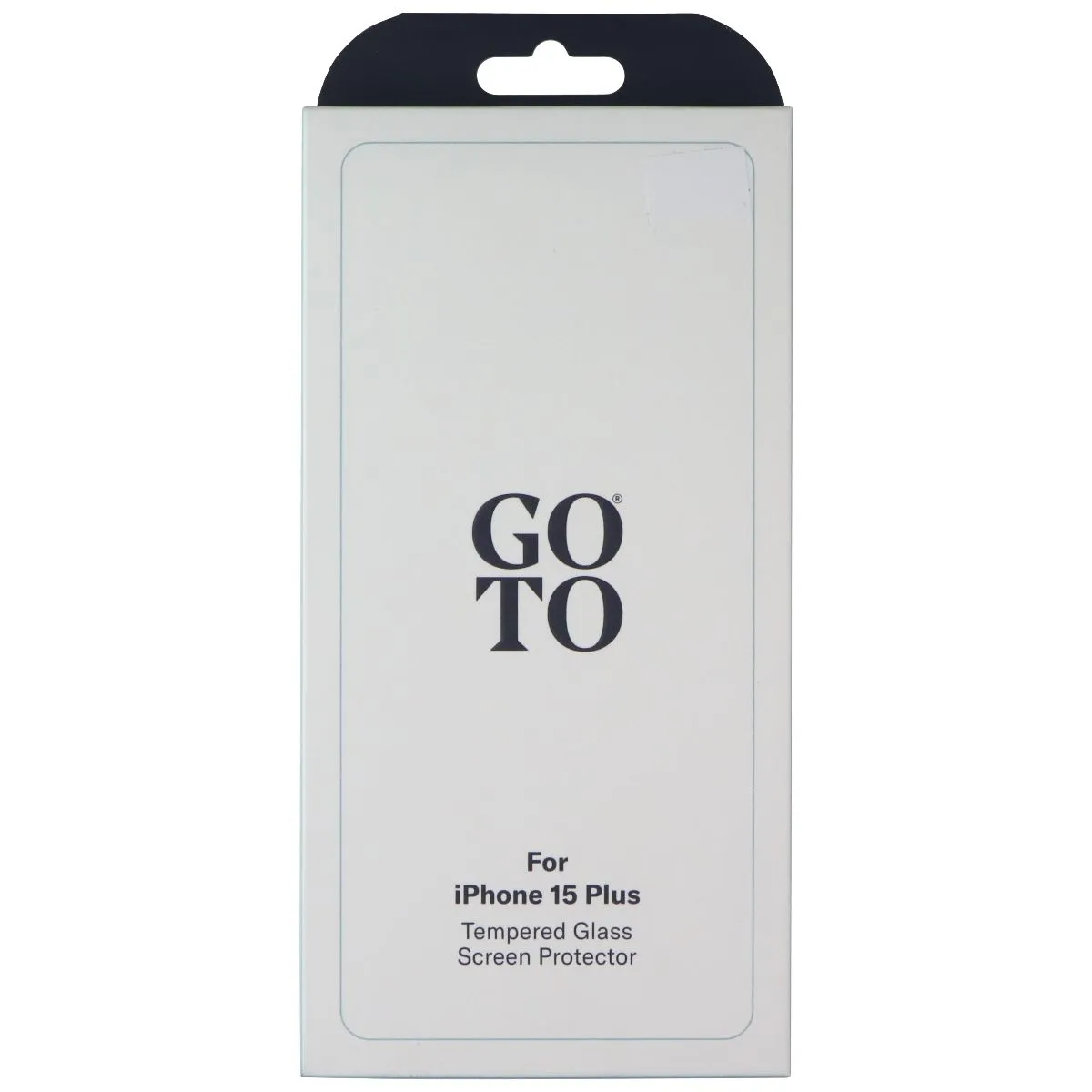 GoTo Tempered Glass Screen Protector for Apple iPhone 15 Plus Screen Safety Shield edge reinforced screen