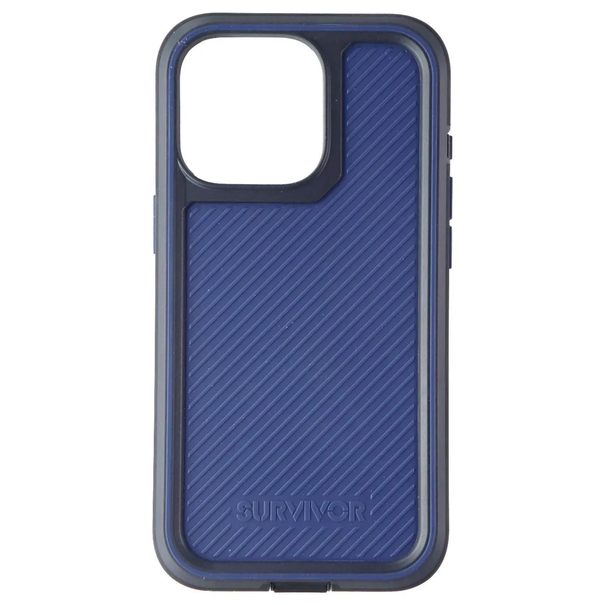 Griffin Survivor All-Terrain Earth Series Case for iPhone 13 Pro - Storm Blue Clear Frame Trendy Layer