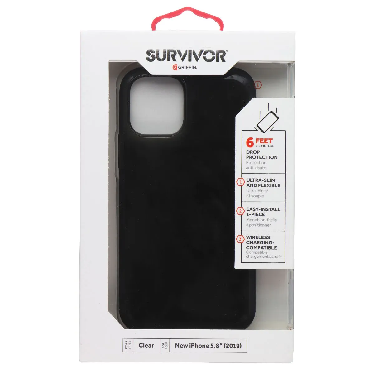Griffin Survivor Series Case for Apple iPhone 11 Pro - Black Modern Edge Layer