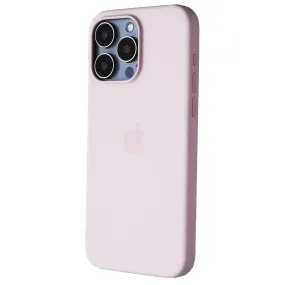Vivid Finish Apple Official Silicone Case for MagSafe for iPhone 15 Pro Max - Light Pink