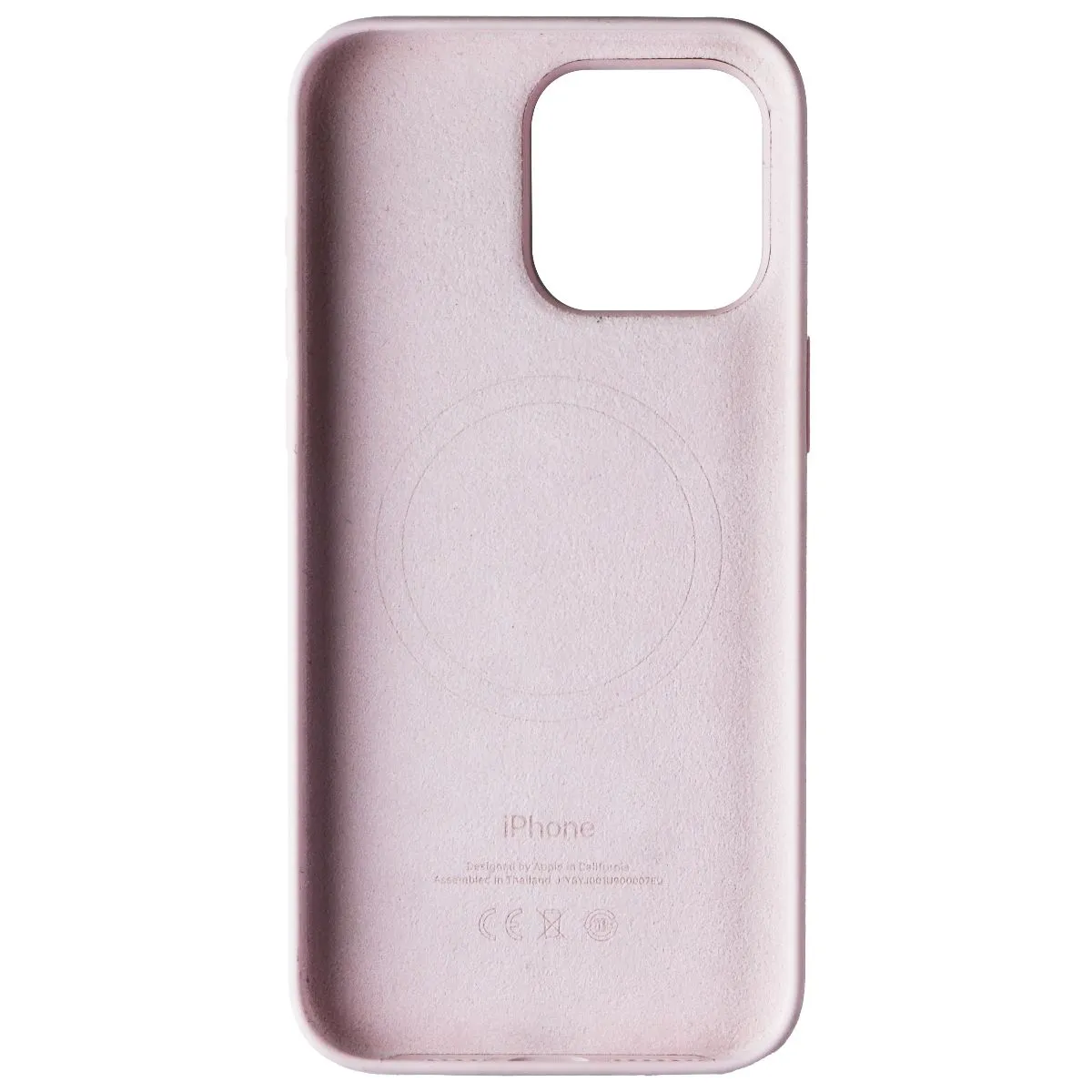 Trendy Design Apple Official Silicone Case for MagSafe for iPhone 15 Pro Max - Light Pink