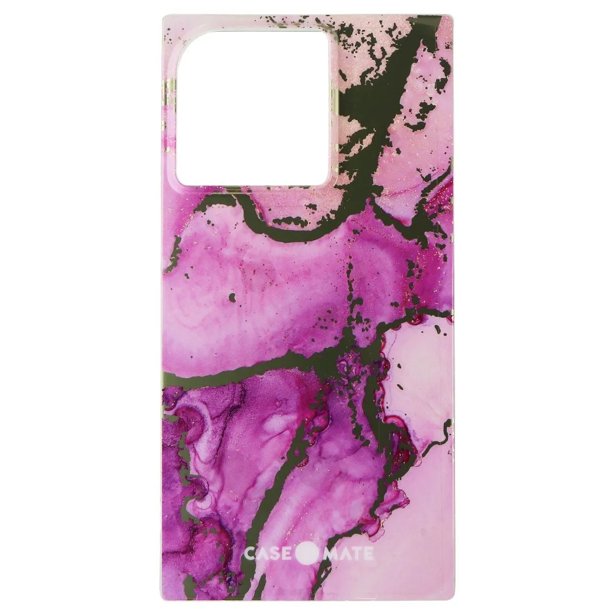 Case-Mate BLOX for Apple iPhone 13 Pro - Magenta Marble Premium Build Soft Interior