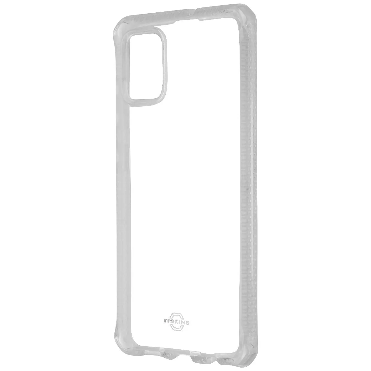 Textured Comfort Clear Frame ITSKINS Spectrum Clear Series Gel Case for Samsung Galaxy A51 - Transparent