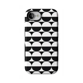 Stylish Layer Texture Protective Corners Half Moon | High Contrast Design Case