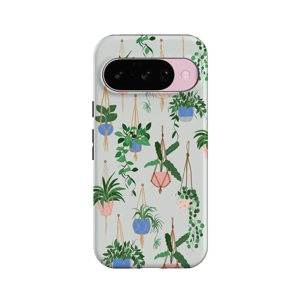 Tactile Feel Durable Detail Hanging Around | Potted Plants Floral Google Pixel Case