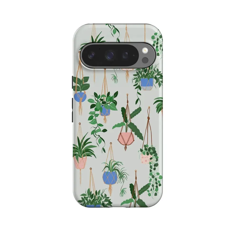 Edge Protection Hanging Around | Potted Plants Floral Google Pixel Case