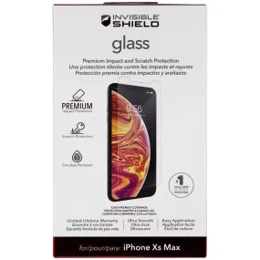 ZAGG Invisible Shield Glass Screen Protector for Apple iPhone XS Max - Clear Nano Screen Shield