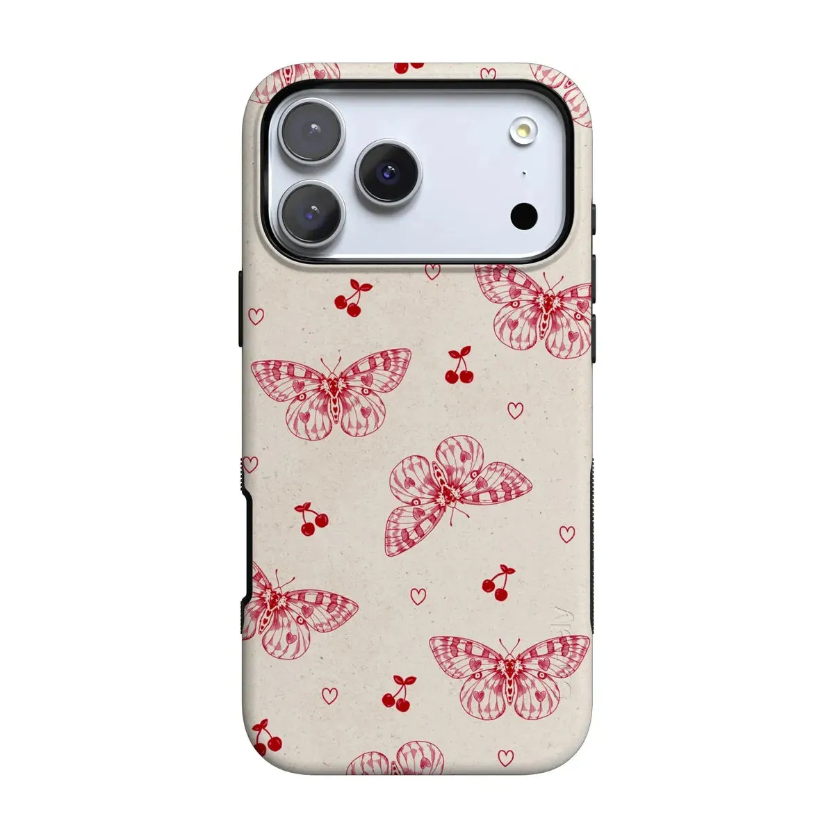 Light Frame Compact Edge Heart Flutters | Butterfly Case