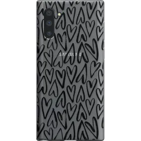 Heart Throb | Endless Hearts Samsung Case Shock Cushion Minimal Aesthetic Touch