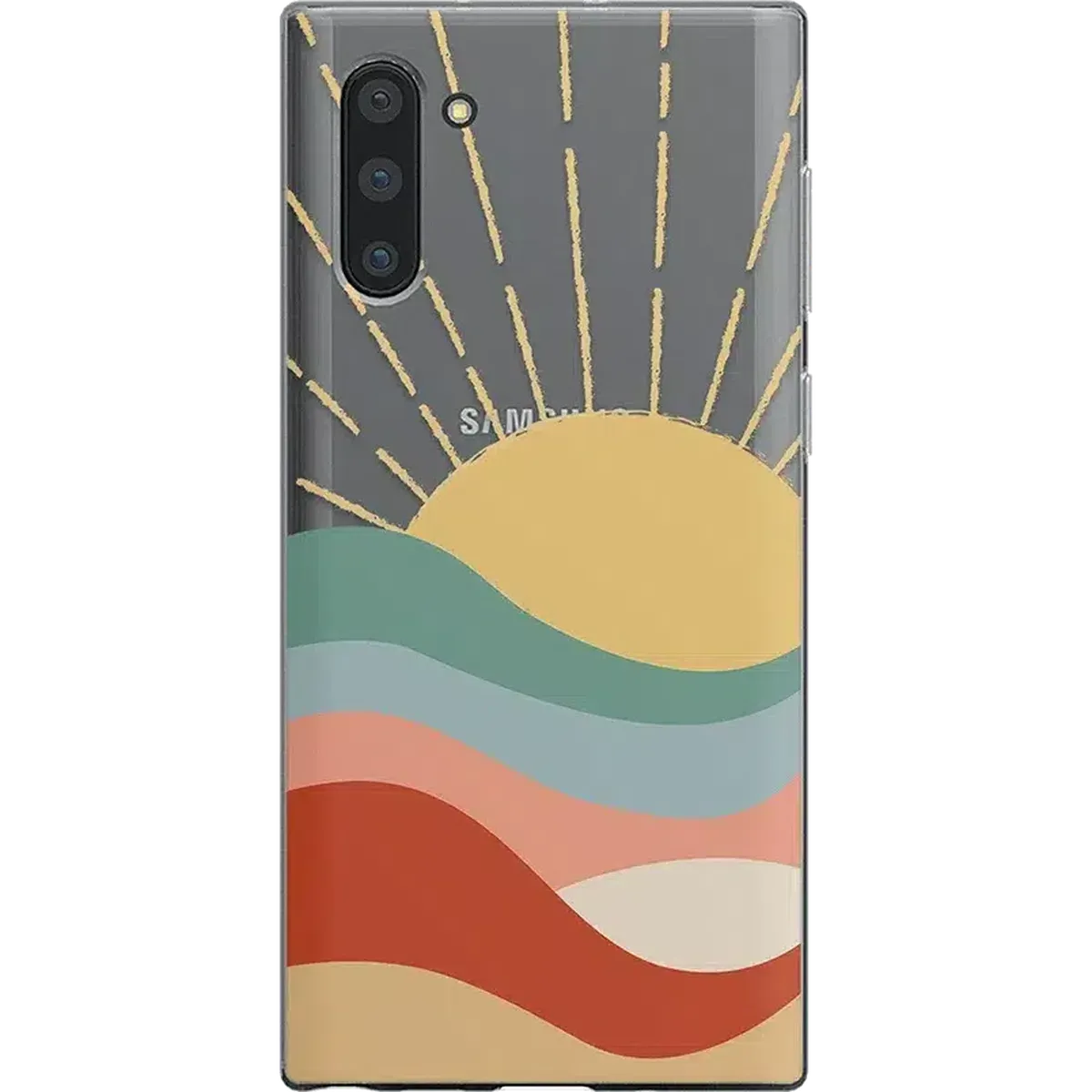 Comfort Shape Here Comes the Sun | Colorblock Sunset Samsung Case
