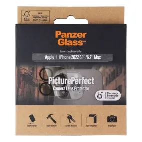 PanzerGlass PicturePerfect Camera Lens Protector for iPhone 14 Pro/Pro Max Teenager Device Shield Smooth Touch Max Pro