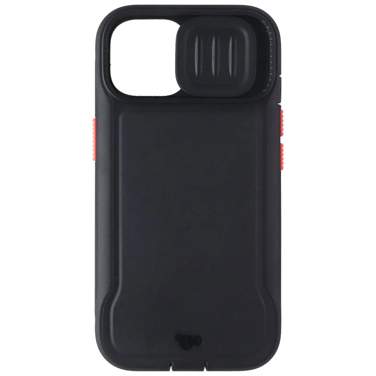 Tech21 EvoMax Series Case for MagSafe for Apple iPhone 15 - Black Protective Detailing Frosted Finish