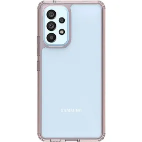 Hybrid-Flex Hard Shell Case for Samsung Galaxy A53 5G - Clear/Rose Gold Ultra light Water Resistant