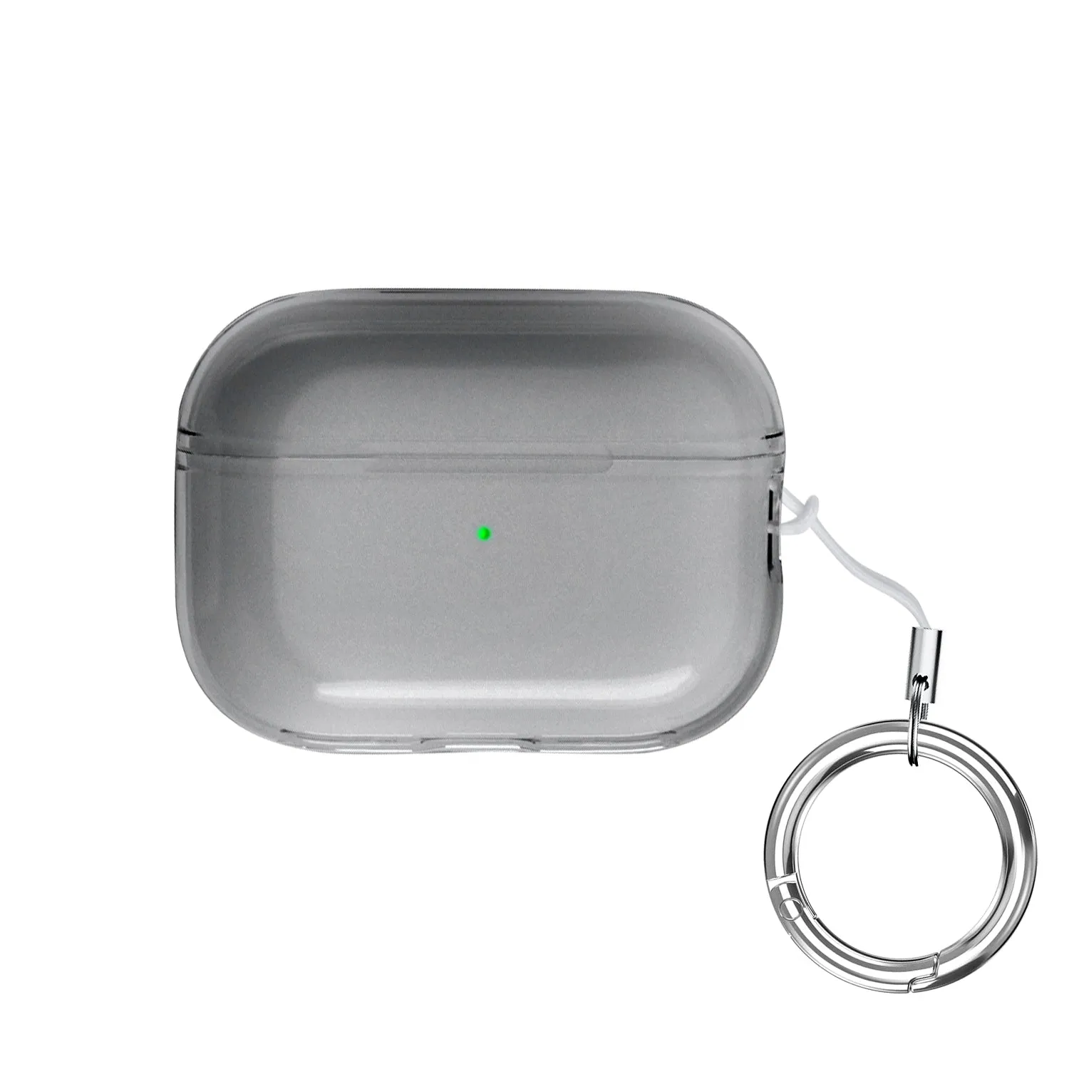 Hybrid-Flex Series Transparent Black Case - Apple AirPods Pro 2 (2nd Generation) Stylish Texture Finish