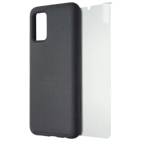 Axessorize PROTech Series Hard Case for Samsung Galaxy A02s - Black Minimal Comfort