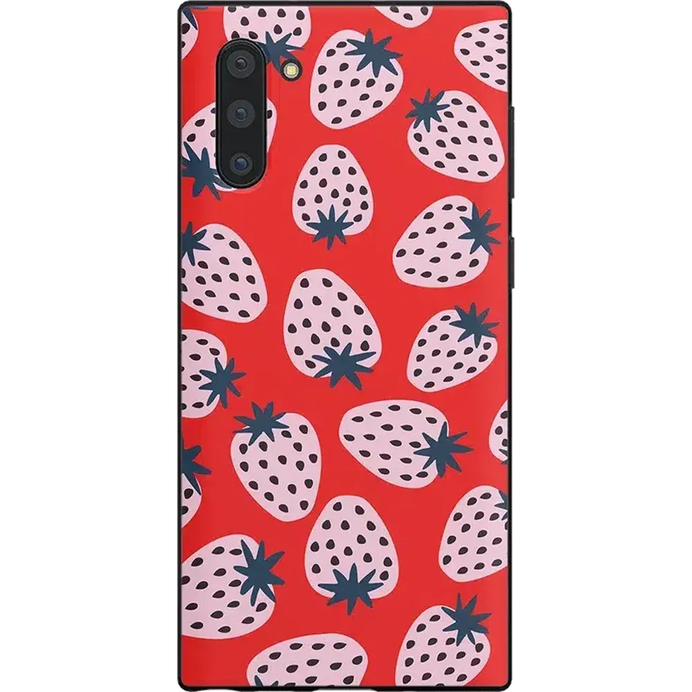 I'd Pick You | Red Strawberry Samsung Case Comfort Grip Rugged Grip