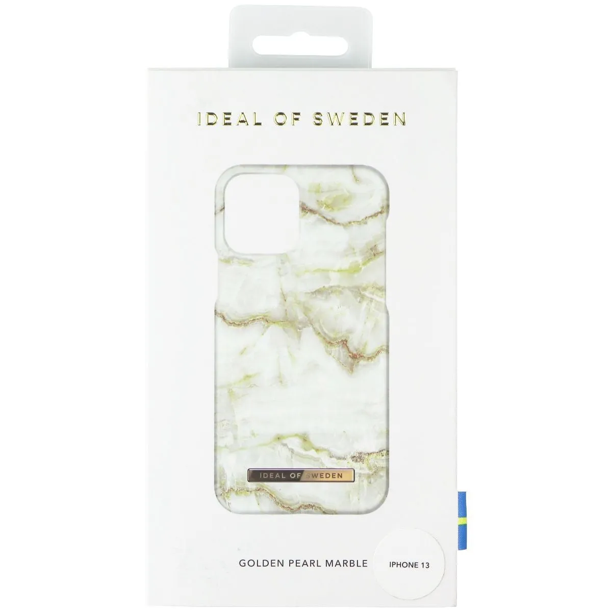 iDeal of Sweden Hard Case for Apple iPhone 13 - Golden Pearl Marble Magnetic Mount anti dust