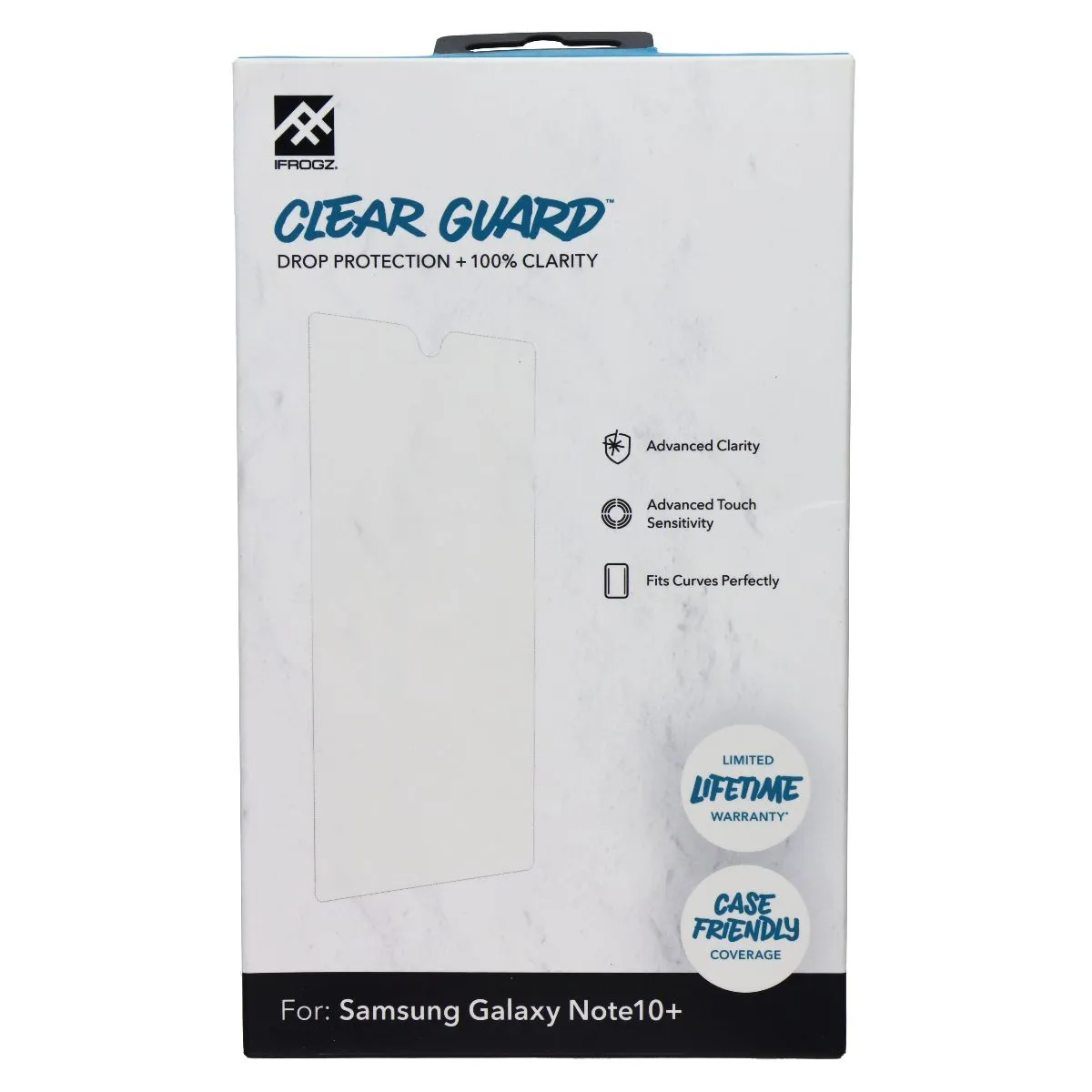 iFrogz Clear Guard Series Screen Protector for Samsung Galaxy Note10  flexible phone guard