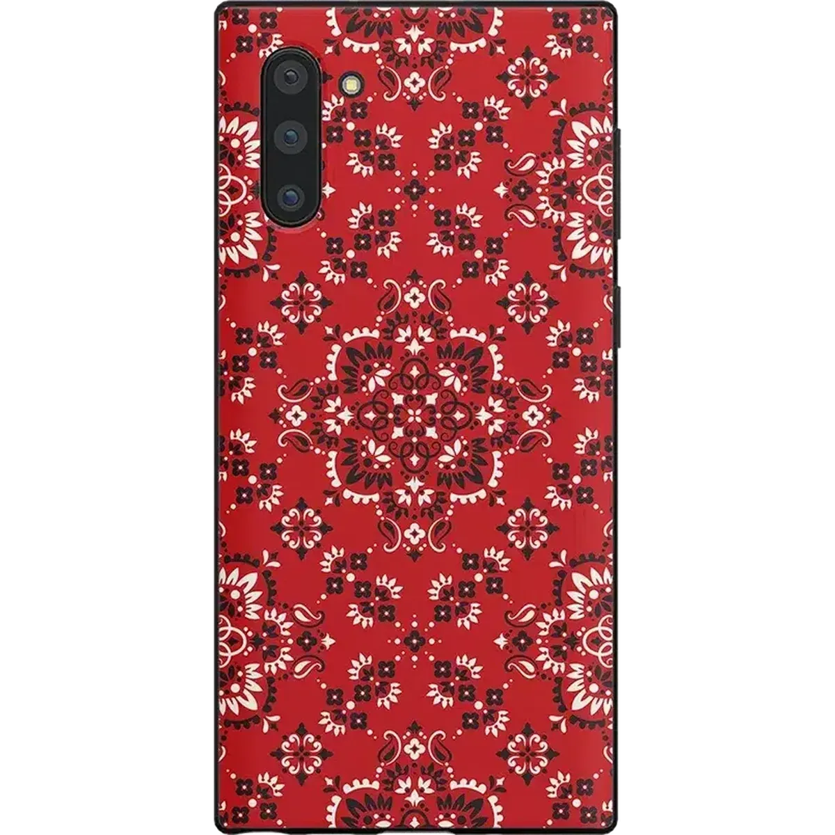 I'm with the Band | Red Bandana Print Samsung Case Polished Texture Trendy Texture