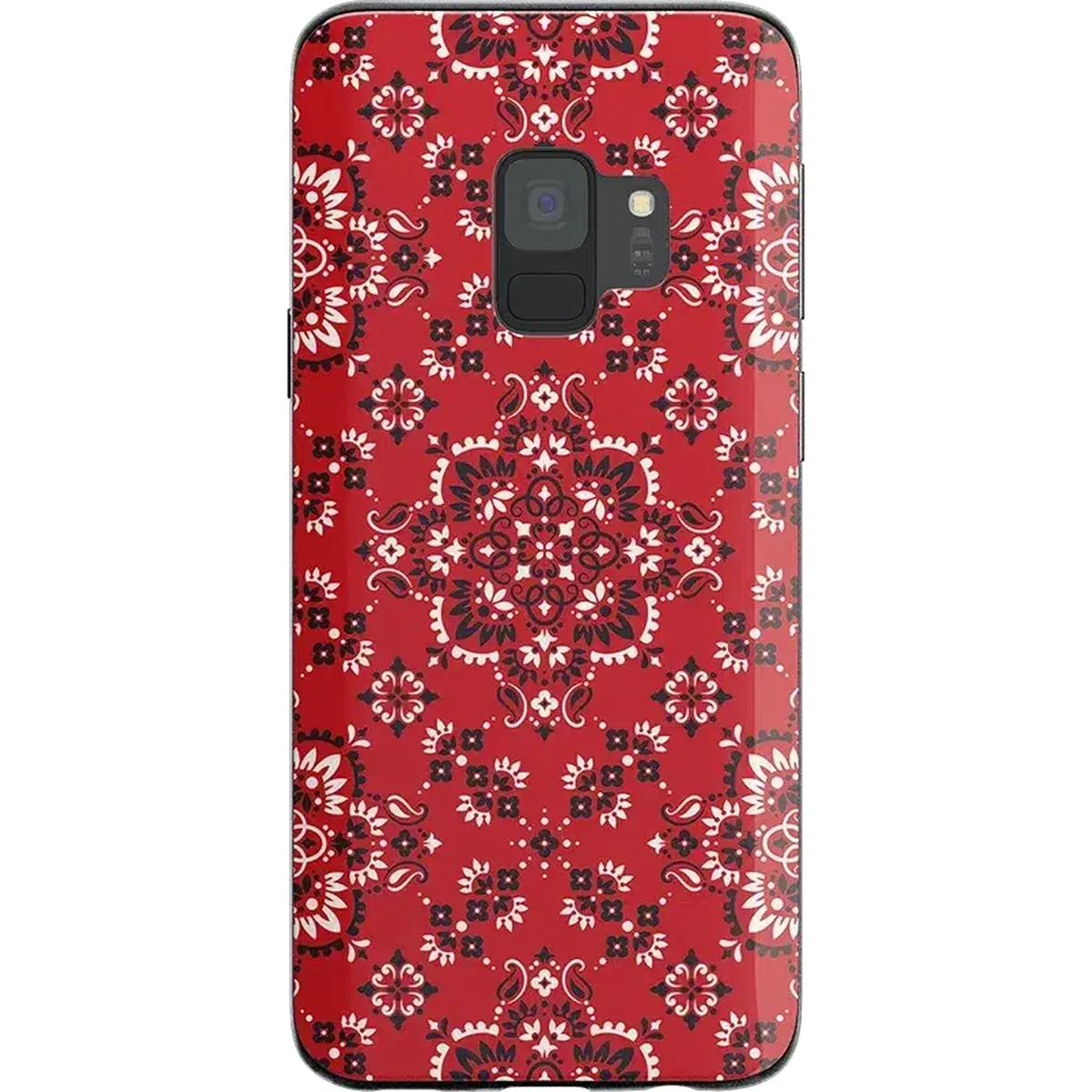 I'm with the Band | Red Bandana Print Samsung Case Lightweight Build Quality Handy Use
