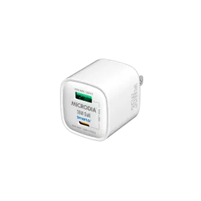 MICRODIA SMARTCube? Nano 35W, GaN Wall Charger, USB-C PD3.1   USB-A QC4.0 Hybrid Touch