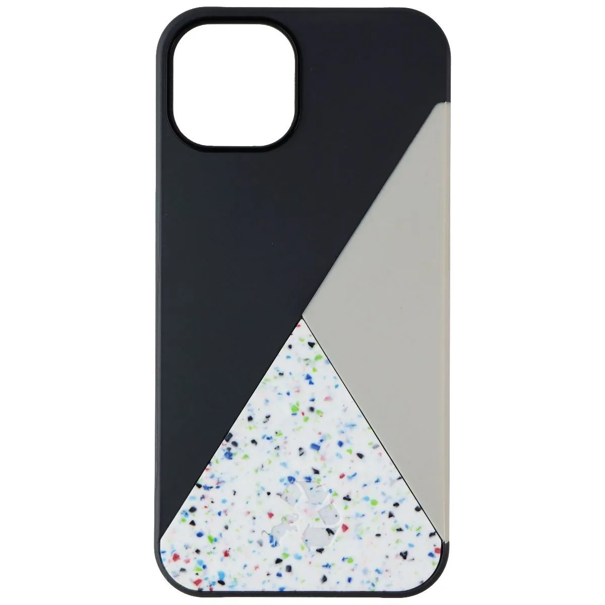 Nimble Spotlight Series Case for Apple iPhone 13 - Gray/Teal/Multi Everyday Function Transparent Shell