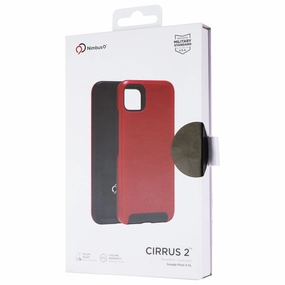 Durable Protection Layer Scratchproof Surface Nimbus9 Cirrus 2 Series Dual Layer Case for Google Pixel 4 XL - Red/Black