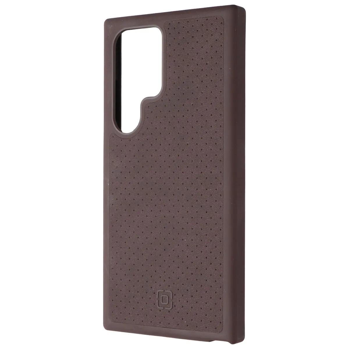 Incipio Cru. Protective Case for Samsung Galaxy S24 Ultra - Brown Leather metal frame