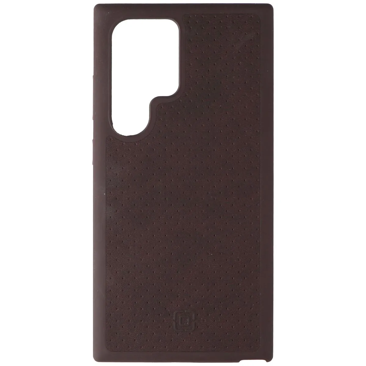 Minimal Frame Gloss Texture Incipio Cru. Protective Case for Samsung Galaxy S24 Ultra - Brown Leather