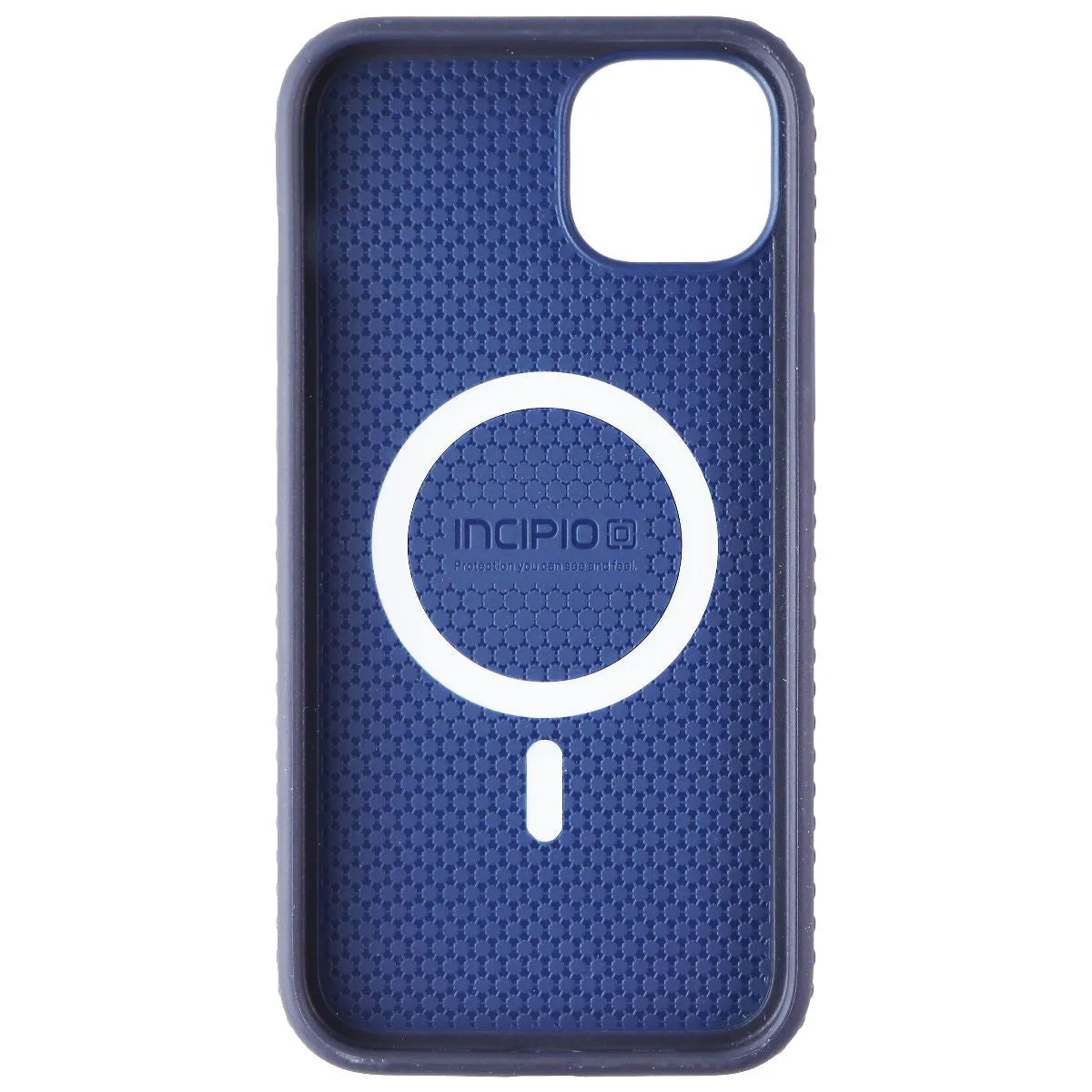 Luxury Feel Incipio Grip   Case for MagSafe for iPhone 14 Plus - Midnight Navy/Inkwell Blue
