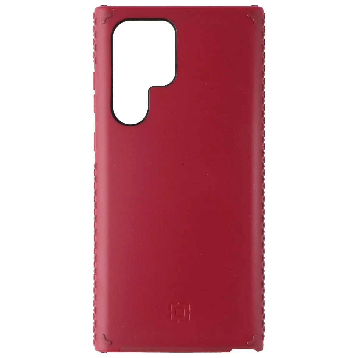 Glossy surface Incipio Grip Series Hard Case for Samsung Galaxy S22 Ultra - Red