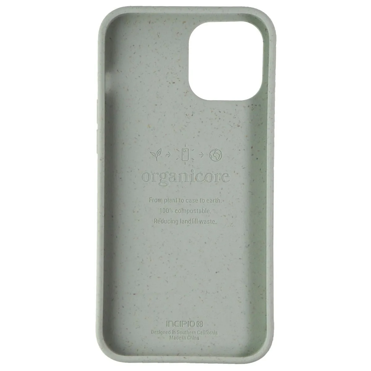 Incipio Organicore Protective Case for Apple iPhone 12 Pro Max - Eucalyptus Anti Slip Edge Shield
