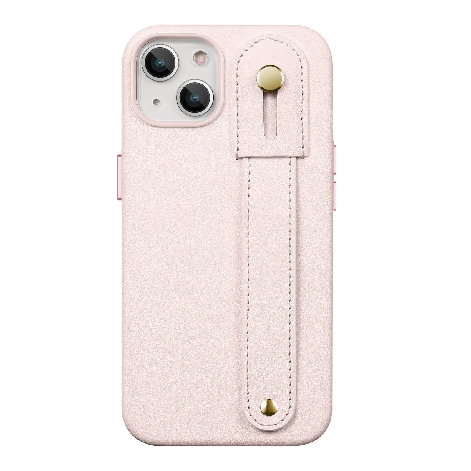 Luxury Surface Layer Indy Series Leather FingerGrip Case - iPhone 14 Plus