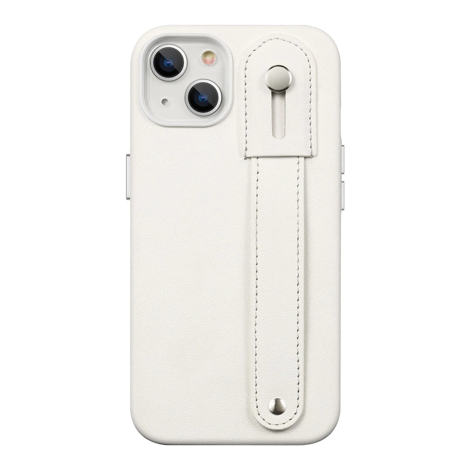 Indy Series Leather FingerGrip Case - iPhone 14 Plus Modern Touch