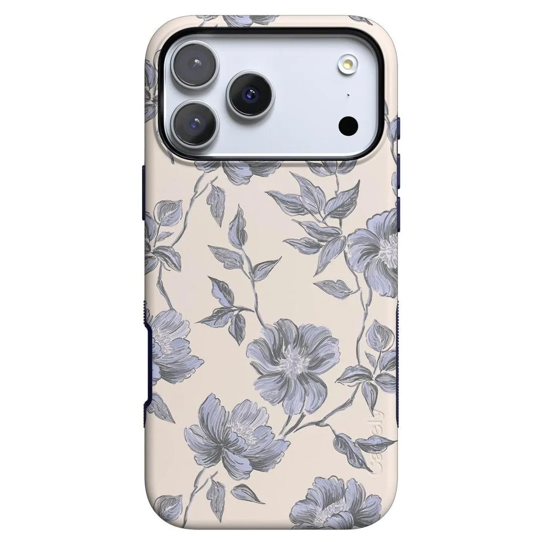 Comfort Shield Smooth Look Texture Ink & Iris | Vintage Floral Case
