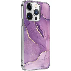 Inspire Series Purple Marble Case  - iPhone 14 Pro - CP00352 Compact Design