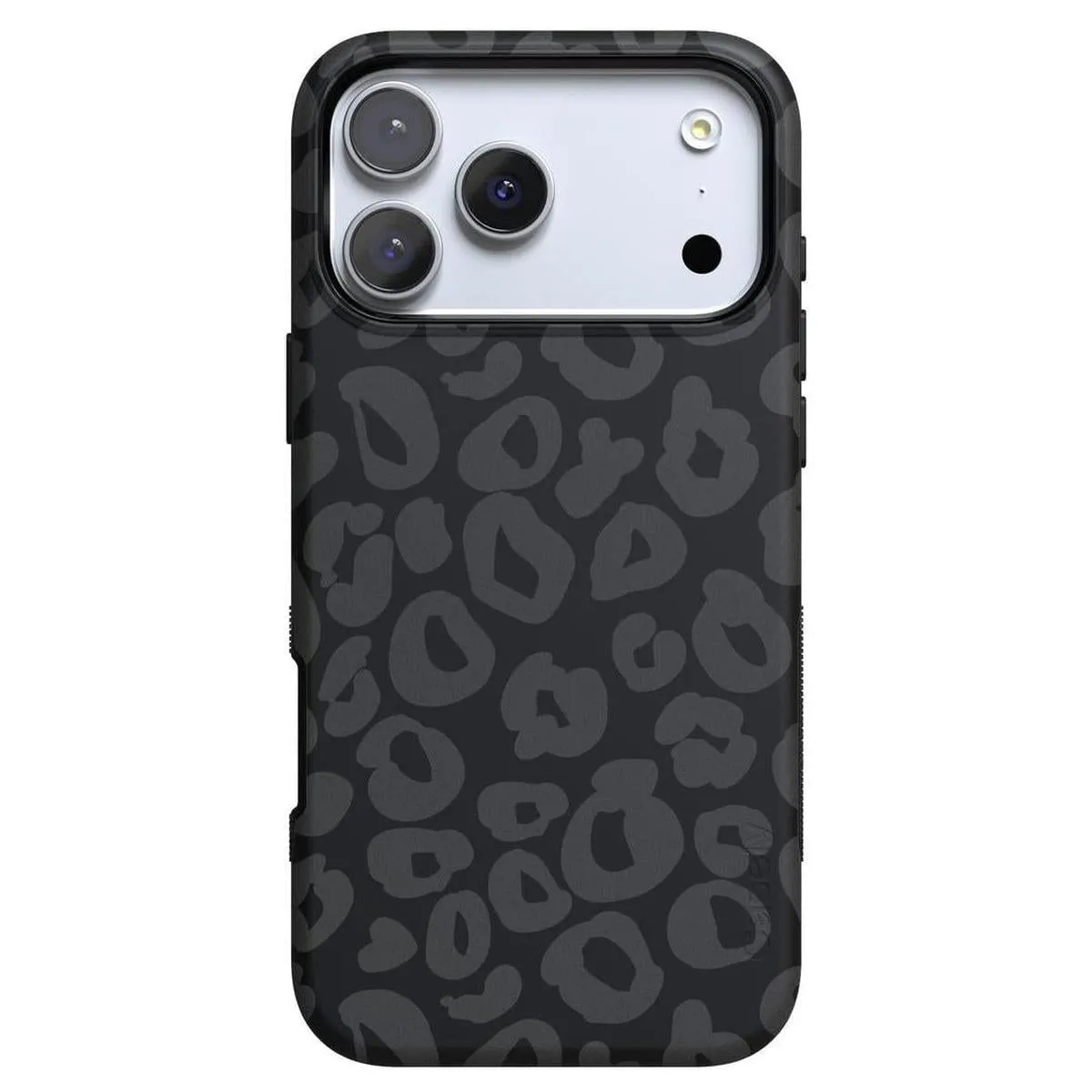 Minimal Shield Texture Strong Shell Into the Wild | Black Leopard Case